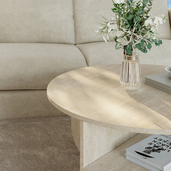 Tavolino Rotondo Reykhon Ø80 x 41 cm [en.casa] 