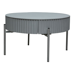 Tavolino da Caffè Rill con Cassetto 36 x Ø60 cm - Vari Colori [en.casa]
