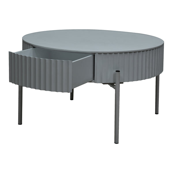 Tavolino da Caffè Rill con Cassetto 36 x Ø60 cm - Vari Colori [en.casa]