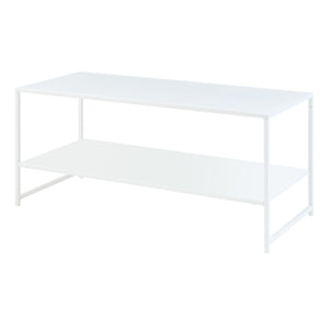Tavolino da salotto Ruokolahti acciaio 102x43x46cm [en.casa]