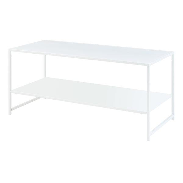Tavolino da salotto Ruokolahti acciaio 102x43x46cm [en.casa]