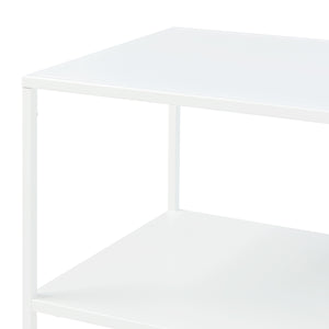 Tavolino da salotto Ruokolahti acciaio 102x43x46cm [en.casa]