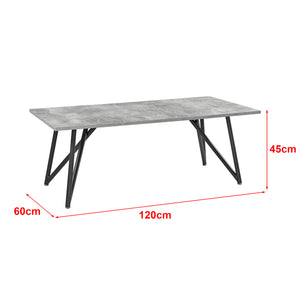 Tavolino da caffè Säter 120 x 60 x 45 cm vari colori en.casa