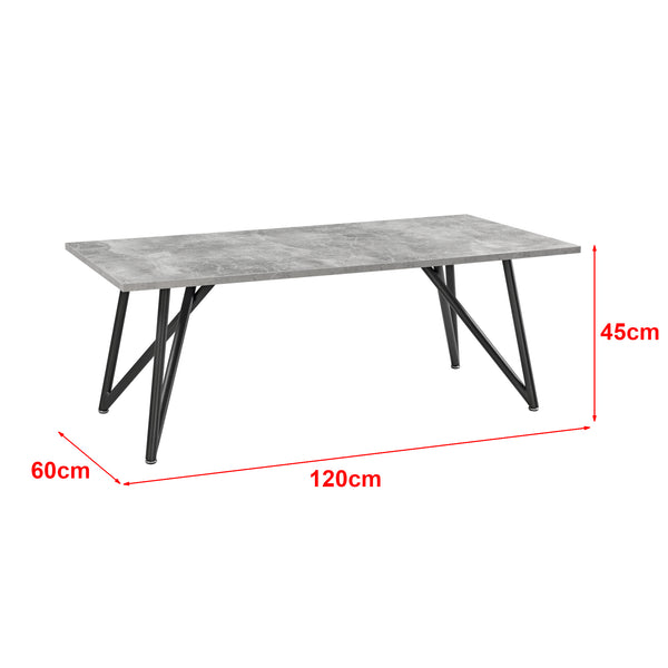 Tavolino da caffè Säter 120 x 60 x 45 cm vari colori en.casa