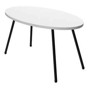 Tavolino Basso da caffè 'Skærbæk' (AxLxP) 43 x 90 x 50 cm Tavolino da Salotto con Piano Ovale in Vari Colori [en.casa]