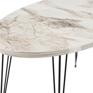 Tavolino Skævinge 43x90x50cm in vari colori [en.casa]