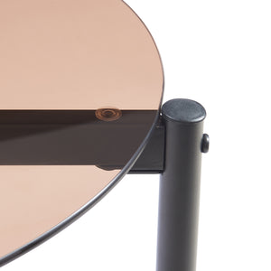 Tavolino Ulökantaa Ø80x40 cm [en.casa]