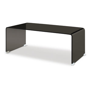 Tavolino da Caffè Väsas in Vetro 90 x 45 x 35 cm [en.casa]