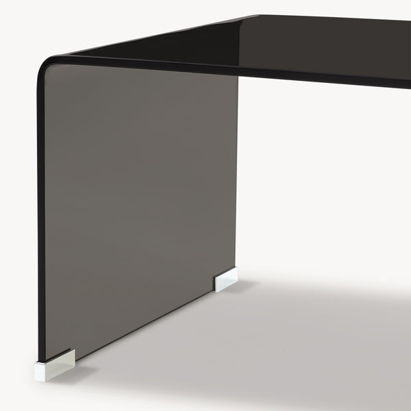 Tavolino da Caffè Väsas in Vetro 90 x 45 x 35 cm [en.casa]