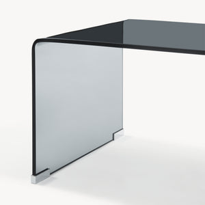 Tavolino da Caffè Väsas in Vetro 90 x 45 x 35 cm [en.casa]