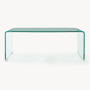 Tavolino da Caffè Väsas in Vetro 90 x 45 x 35 cm [en.casa]