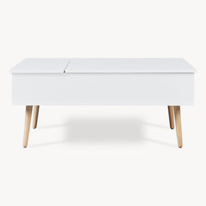 Tavolino da Salotto Flesen con Piano Sollevabile e Scomparti 92 x 52 x 41 cm [en.casa]