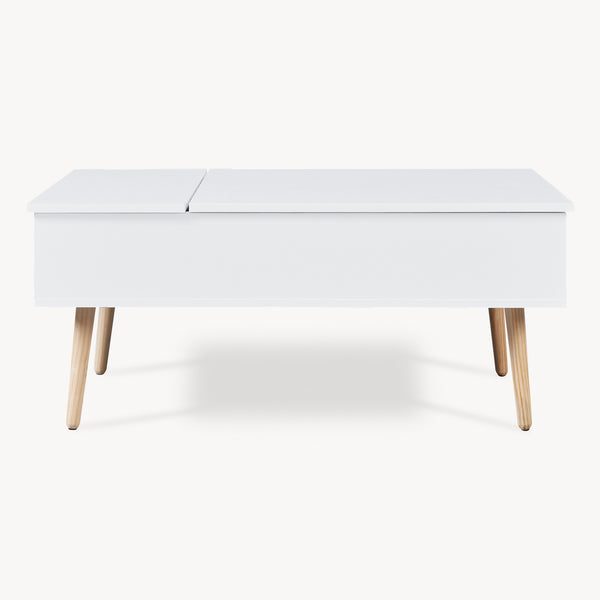 Tavolino da Salotto Flesen con Piano Sollevabile e Scomparti 92 x 52 x 41 cm [en.casa]