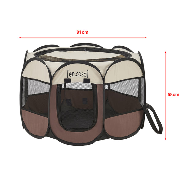 Recinto Morbido 'Telford' per Animali - Varie Misure - Pieghevole, Incl. Borsa di Trasporto [en.casa]