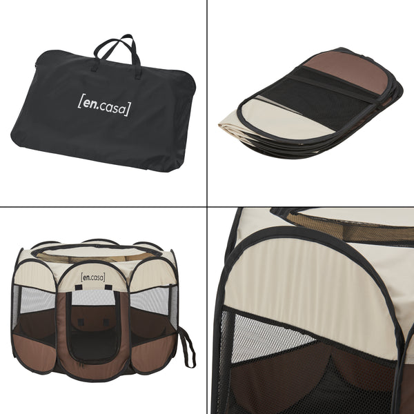 Recinto Morbido 'Telford' per Animali - Varie Misure - Pieghevole, Incl. Borsa di Trasporto [en.casa]