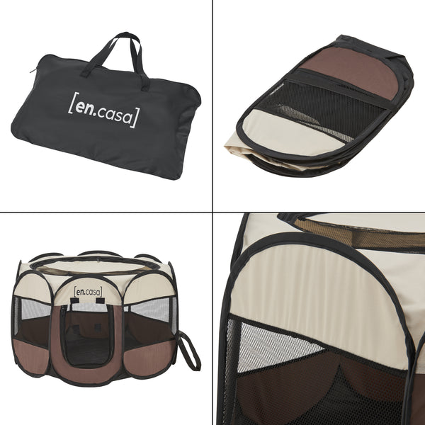 Recinto Morbido 'Telford' per Animali - Varie Misure - Pieghevole, Incl. Borsa di Trasporto [en.casa]