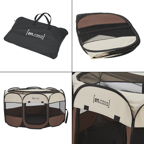 Recinto per cani pieghevole Telford in diverse dimensioni [en.casa]