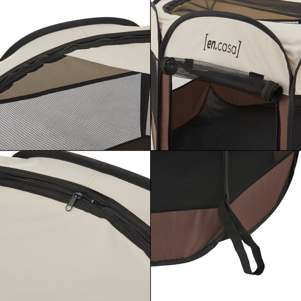 Recinto per cani pieghevole Telford in diverse dimensioni [en.casa]