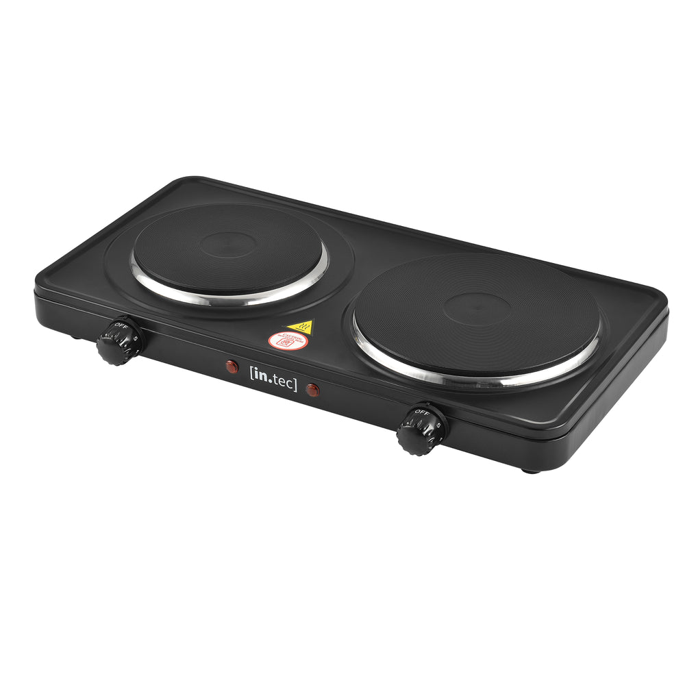 Piastra elettrica in ghisa nera [in.tec] - premiumXL