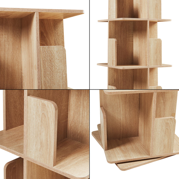 Libreria Girevole per Cameretta Talöpintaa Scaffale Rotante Espositore [en.casa] 