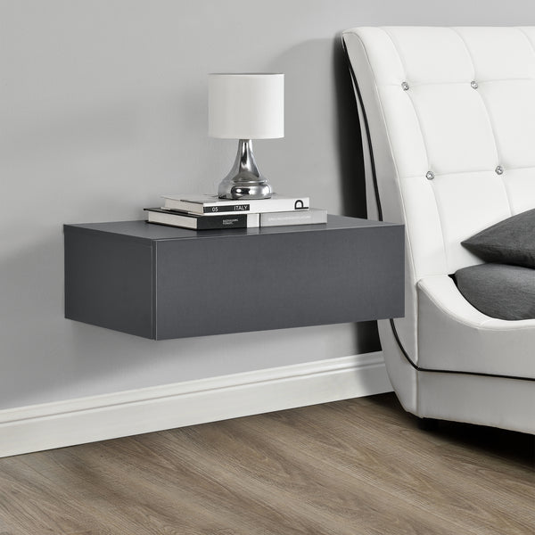 Mensola da parete Oslo con cassetto 46x30x15cm vari colori [en.casa]