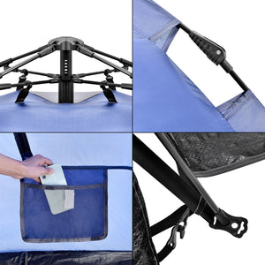 Tenda Pop Up da Spiaggia Mullsjö per 2 Persone Incl. Borsa di Trasporto pro.tec