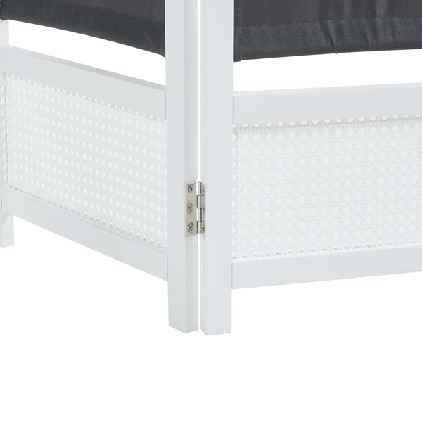 Separé Dorotea Bianco/Grigio scuro [en.casa]