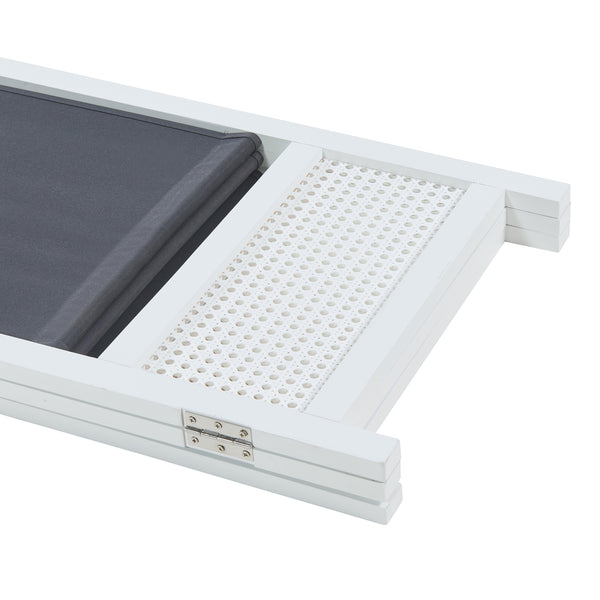 Separé Dorotea Bianco/Grigio scuro [en.casa]