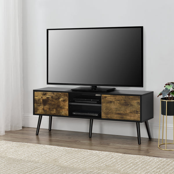 Mobile Porta TV Eskilstuna a 2 Ante e Ripiani 120 x 30 x 47 cm [en.casa]