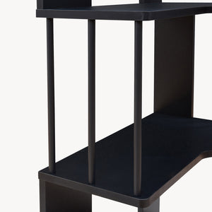 Scaffale Angolare Afrel con 5 Ripiani Aperti 160x54x54 cm - Vari Colori [en.casa]