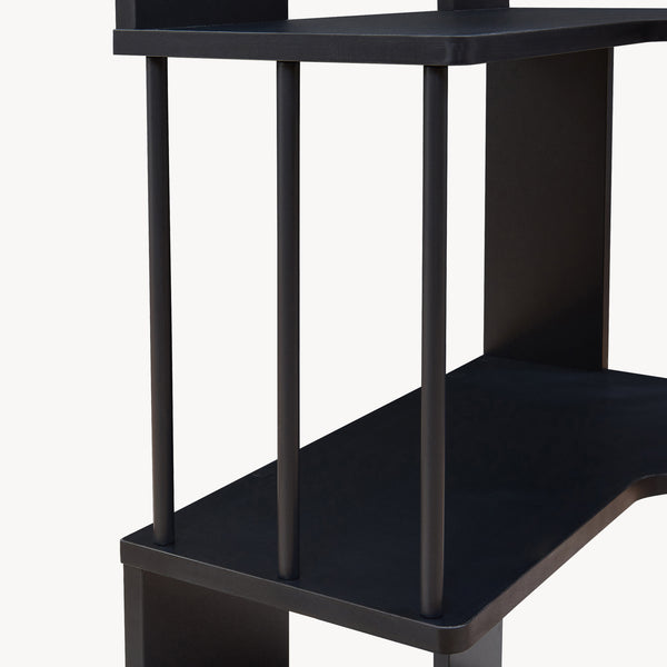Scaffale Angolare Afrel con 5 Ripiani Aperti 160x54x54 cm - Vari Colori [en.casa]