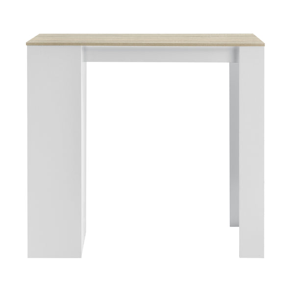 Bancone Tavolo Alto da Bar Kouvola con 3 Scomparti Aperti 110x50x103 cm - Vari Colori [en.casa]