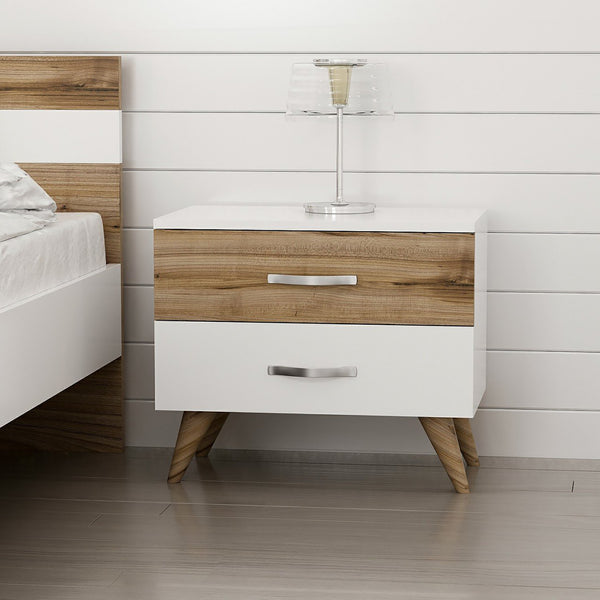 Comodino Allerød 51x60x37cm in vari colori [en.casa]