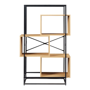 Libreria Rennebu Nero/Quercia [en.casa]