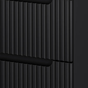 Mobile sottolavabo Skelbolu con frontale scanalato [en.casa]