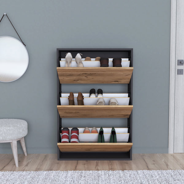 Scarpiera Aurskog 110x73,5x24cm vari colori [en.casa]