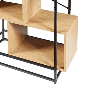 Libreria Rennebu Nero/Quercia [en.casa]