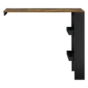 Tavolo Alto Bromölla da Bar Cucina Bancone da Parete con 2 Ripiani 120 x 45 x 106 cm [en.casa]