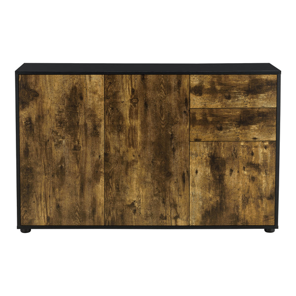 Credenza Paarl Comò con 2 Cassetti e 3 Ante per Soggiorno Camera da Letto [en.casa]