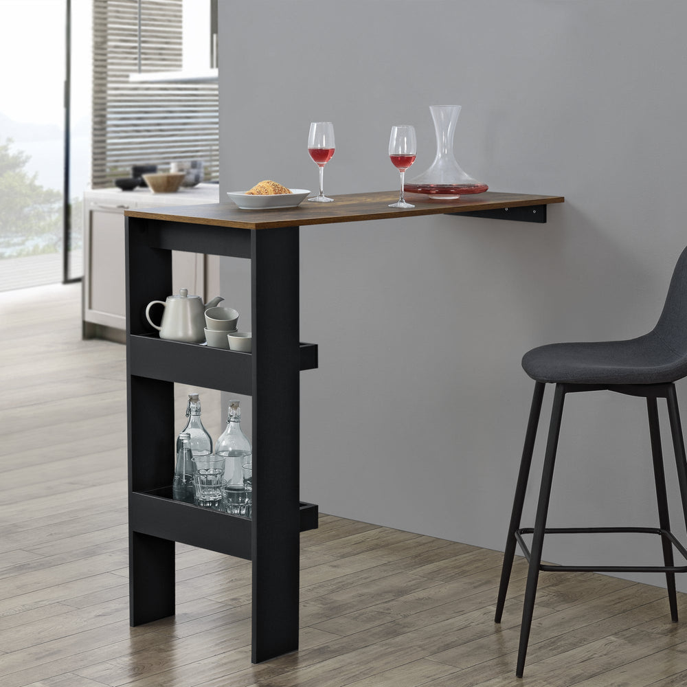 Tavolo bar Bromölla 120x45x106 cm vari colori en.casa - premiumXL