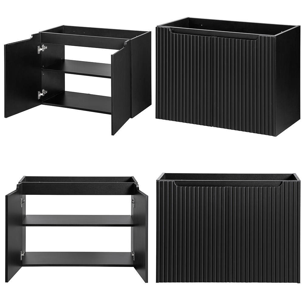 Mobile sottolavabo Skelbolu con ante [en.casa]