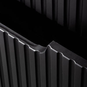 Lavabo Skelbolu con ante scanalate [en.casa]