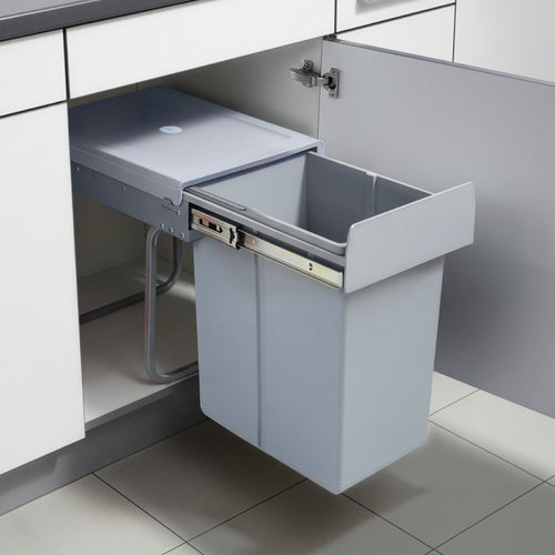 Pattumiera da incasso Froland 2/3 scomparti grigia varie versioni [en.casa] - premiumXL