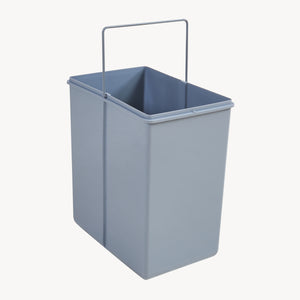 Pattumiera Estraibile Froland con 2 o 3 Bidoni Sotto Lavello - Capacitá varie - 48 x 34 x 42 cm Grigio [en.casa] 