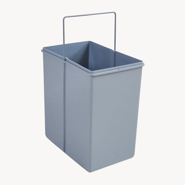 Pattumiera Estraibile Froland con 2 o 3 Bidoni Sotto Lavello - Capacitá varie - 48 x 34 x 42 cm Grigio [en.casa] 