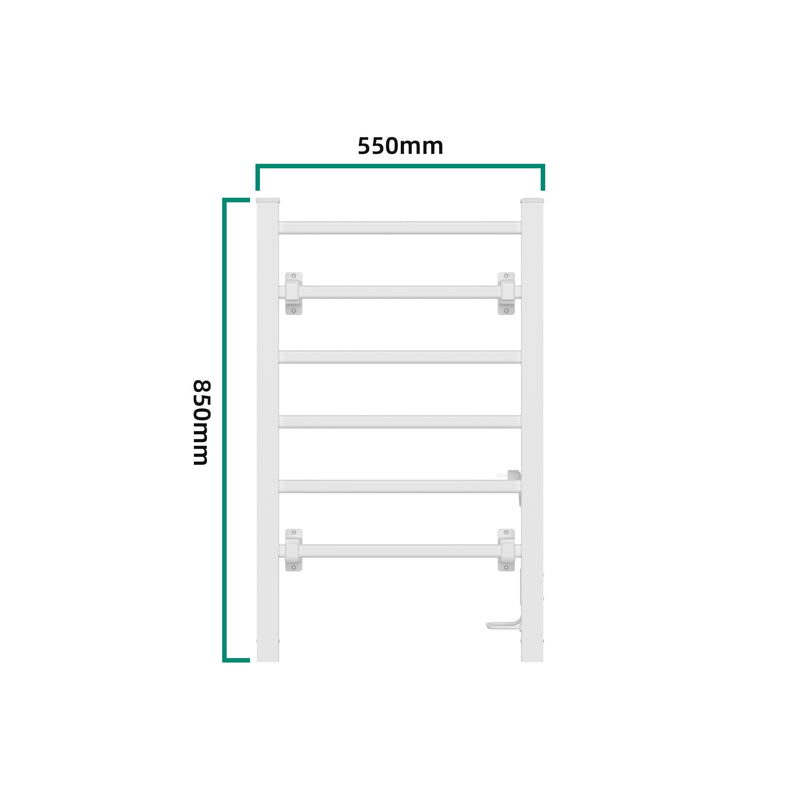 Schizzo in scala Scaldasalviette Elettrico Savitaipale da Terra o da Parete 85 x 55 cm 100 W - Vari Colori pro.tec 