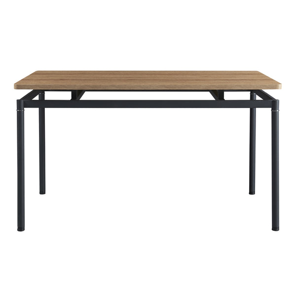 Set da Pranzo Hemnes Tavolo 140x80 cm con 4 Sedie [en.casa]