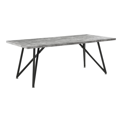 Tavolo da Pranzo (LuxLaxA) 200x100x76 cm Tavolo da Cucina Fino a 8 Posti - Gambe di Design in Acciaio Nero e Piano Tavolo in MDF - Vari Colori