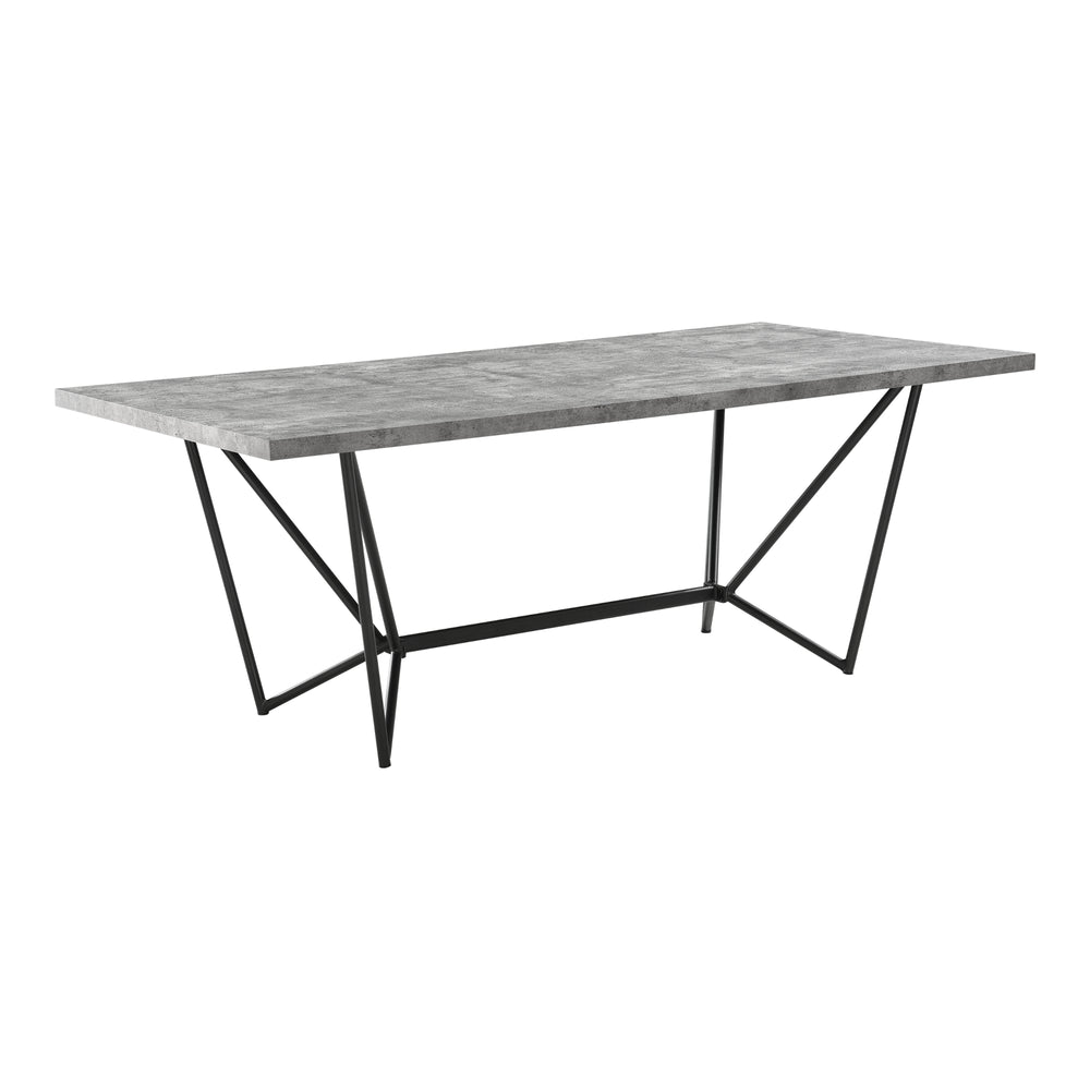Tavolo da Sala Pranzo (LuxLaxA) 200x100x76 cm Tavolo da Cucina Fino a 8 Posti - Gambe di Design in Acciaio Nero e Piano Tavolo in MDF - Vari Colori