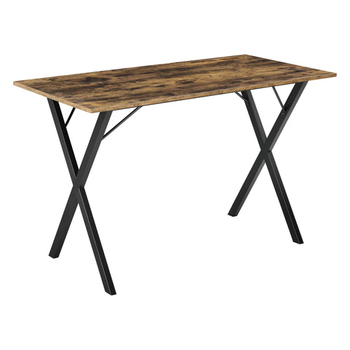 Tavolo da pranzo Arboga 120x60x75cm per 4 persone Tonalità di legno scuro en.casa